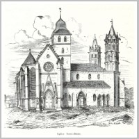 Arnstadt, Image extracted from page of 496 Dans la Forêt de Thuringe. Voyage d'étude (1862) by Édouard Humbert (Wikipedia).jpg